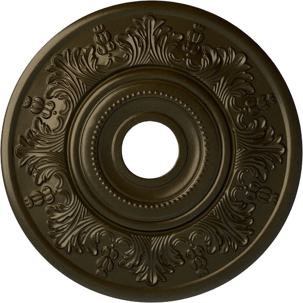 Ekena Millwork Vienna Ceiling Medallion (Fits Canopies up to 6 1/2"), 20"OD x 3 1/2"ID x 1 1/2"P, Green Gold CM20VIGGS - main